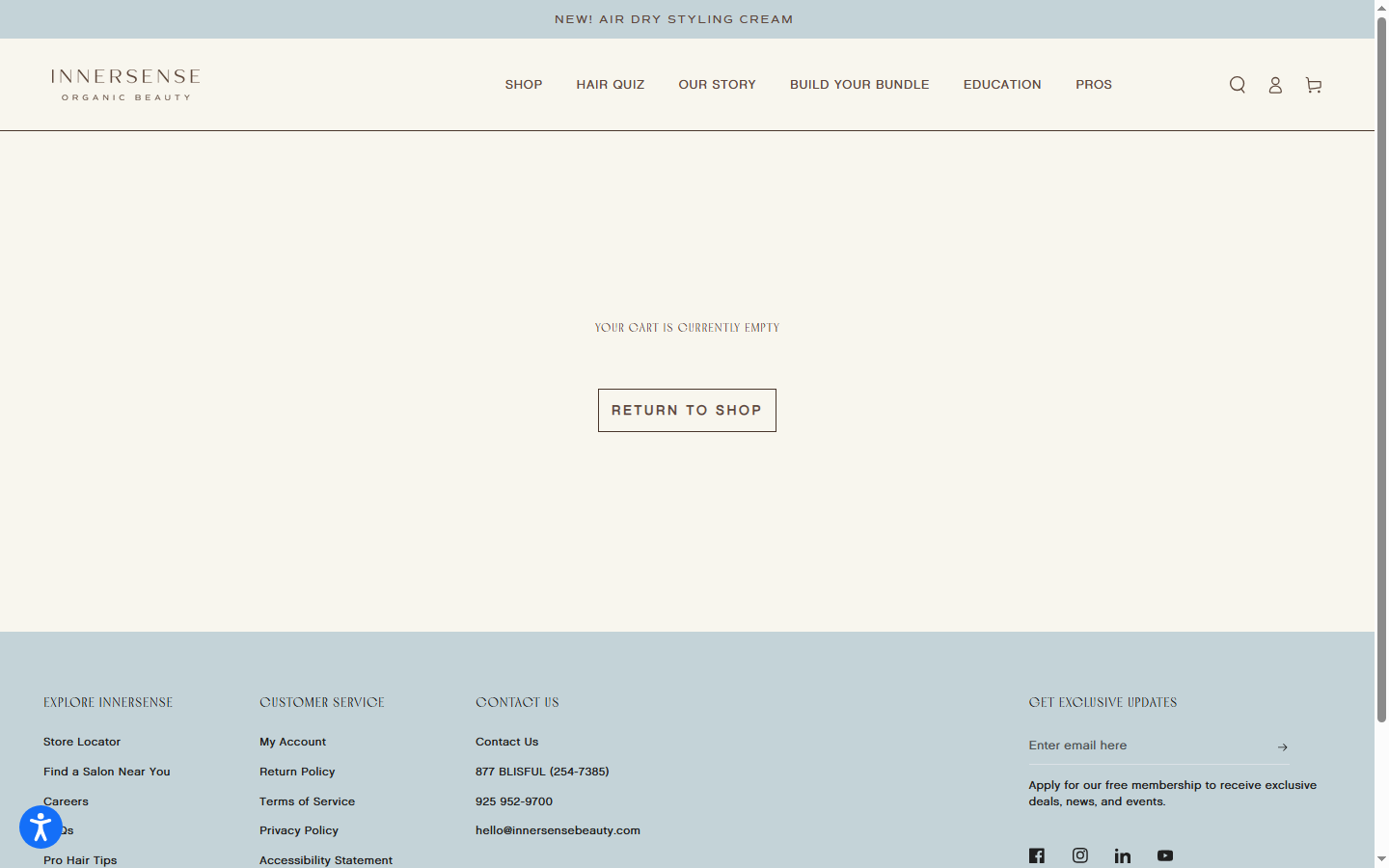 Innersense Organic Beauty â€” Low Stock Badge + Cart Timer